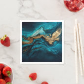 Abstract marine  serviette (Beispiel)