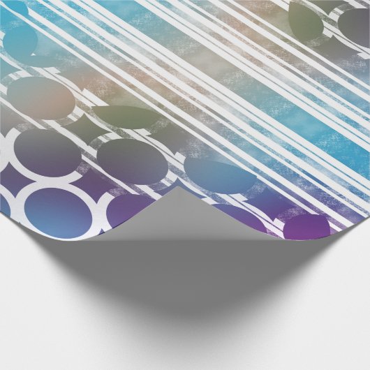Abstract mat cadeaupapier geschenkpapier (Ecke)