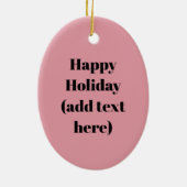 Abstract Matisse Style add text Ceramic Ornament (Hinten)