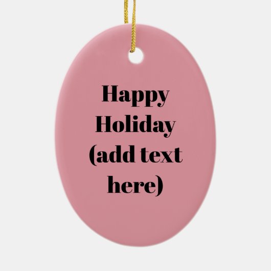 Abstract Matisse Style add text Ceramic Ornament (Hinten)