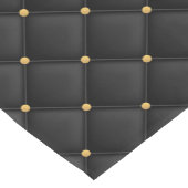 Abstract matte black square texture kurzer tischläufer (Ecke)