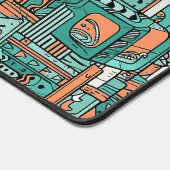 Abstract Mechanical Metropolis Schreibtischunterlage (Ecke)