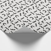Abstract Memphis Waves & Shapes Geschenkpapier (Ecke)