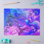 Abstract Mermaid Under the Sea Tissue Paper Seidenpapier (Basteln)