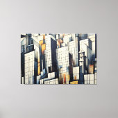 Abstract Metropolis Leinwanddruck (Vorderseite)