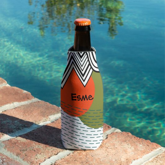 Abstract Mid-Century Modern Flaschenkühler (In Situ Pool)