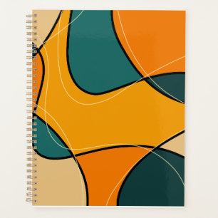 Abstract Mid Century Modern Planer