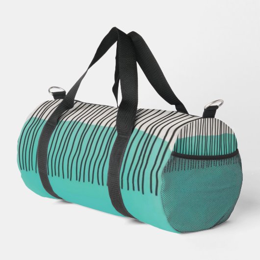 Abstract minimal style sketched trendy Monogram Duffle Bag (Rechte Ecke)
