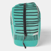 Abstract minimal style sketched trendy Monogram  Waschbeutel (Rechts)