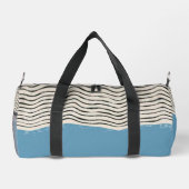 Abstract minimalist artistic lines Monogram Duffle Bag (Rückseite)