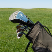 Abstract minimalist artistic lines Monogram Golf Headcover (In SItu)
