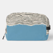 Abstract minimalist artistic lines Monogram Waschbeutel (Rückseite)