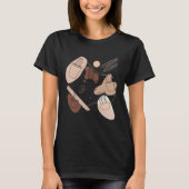 Abstract Minimalist Cactus  Aesthetic Boho Cactus  T-Shirt (Vorderseite)