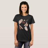 Abstract Minimalist Cactus  Aesthetic Boho Cactus  T-Shirt (Vorne ganz)