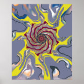  ABSTRACT MINIMALIST  CONTEMPORARY CHIC TEXTURE POSTER (Vorne)