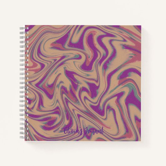 Abstract Minimalist Notebook Notizblock (Vorderseite)