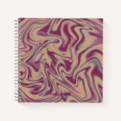 Abstract Minimalist Sketchbook Notebook Notizblock (Vorderseite)