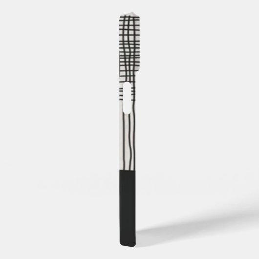 Abstract modern art minimal Monogram retro Case-Mate iPhone Hülle (Rückseite / Rechts)