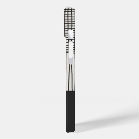 Abstract modern art minimal Monogram retro Case-Mate iPhone Hülle (Rückseite / Links)