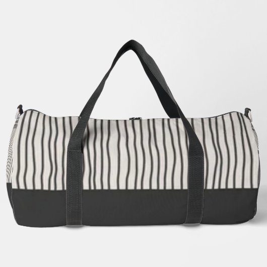 Abstract modern art minimal Monogram retro Duffle Bag (Vorderseite)