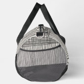 Abstract modern art minimal Monogram retro Duffle Bag (Rechts)