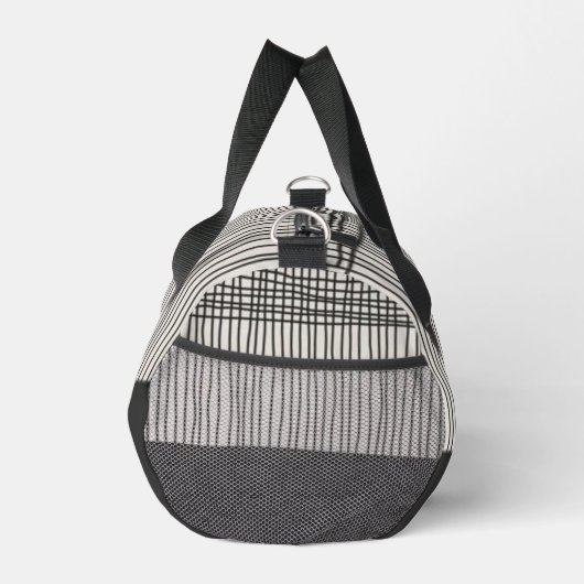 Abstract modern art minimal Monogram retro Duffle Bag (Rechts)