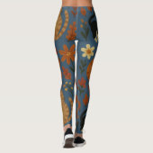 Abstract Modern Collage Artistic Pattern Leggings (Rückseite)