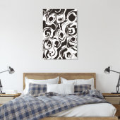 Abstract modern contemporary circle shapes Leinwanddruck (Insitu (Schlafzimmer))