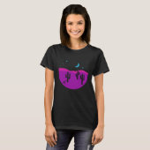 Abstract Modern Desert Southwest Cactus Western Sc T-Shirt (Vorne ganz)