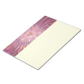 Abstract Modern Floral Fractal Art Berry Colors Notizblock (angewinkelt)