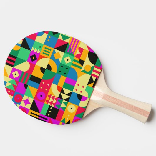 Abstract Modern Garden Tischtennis Schläger (Seitenansicht)