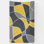 Abstract, modern, geometric, trendy pattern banner (Vertikal)