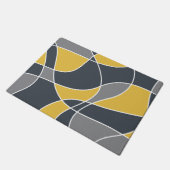 Abstract, modern, geometric, trendy pattern fußmatte (Schrägansicht)