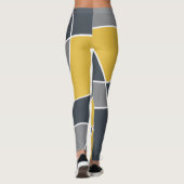 Abstract, modern, geometric, trendy pattern leggings (Rückseite)