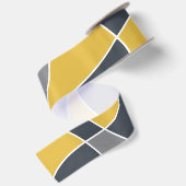 Abstract, modern, geometric, trendy pattern satinband (Rückseite)
