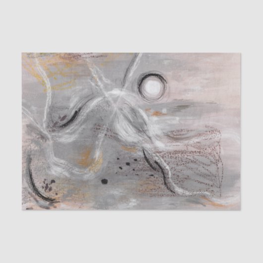 Abstract Modern Gray Decoupage Tissue Paper Seidenpapier (Vorderseite)