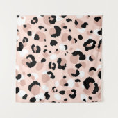 Abstract modern leopard seamless pattern. Animals  Wandteppich (Vorderseite (Horizontal))