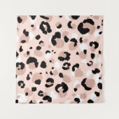 Abstract modern leopard seamless pattern. Animals  Wandteppich (Vorderseite)