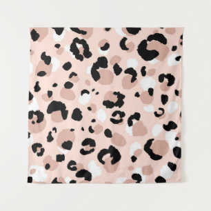 Abstract modern leopard seamless pattern. Animals  Wandteppich