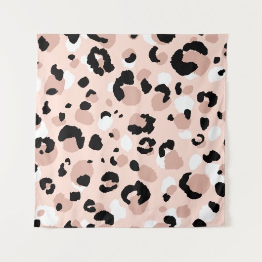 Abstract modern leopard seamless pattern. Animals  Wandteppich (Vorderseite)