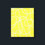 Abstract Modern Line Art in Yellow | Artsy Leinwanddruck<br><div class="desc">Abstract Modern Line Art in Yellow Canvas Print</div>