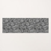 Abstract modern mosaic crystal tile pattern print yogamatte (Rückseite (Horizontal))