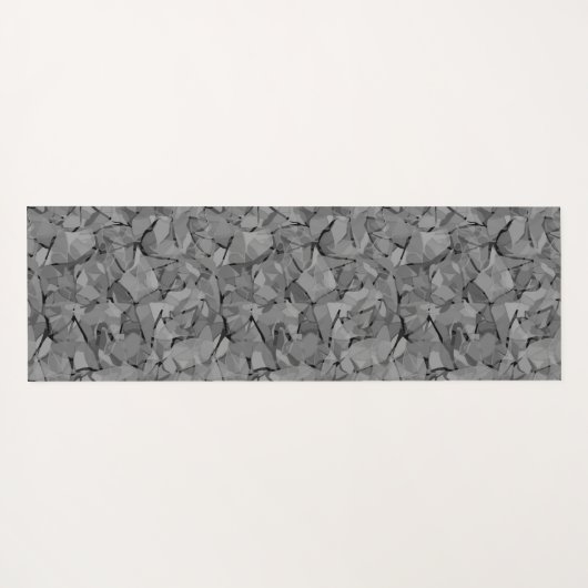 Abstract modern mosaic crystal tile pattern print yogamatte (Rückseite (Horizontal))