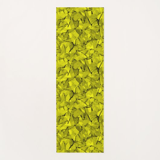 Abstract modern mosaic crystal tile pattern print yogamatte (Vorderseite)