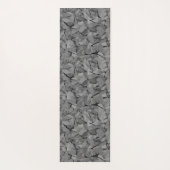 Abstract modern mosaic crystal tile pattern print yogamatte (Rückseite)