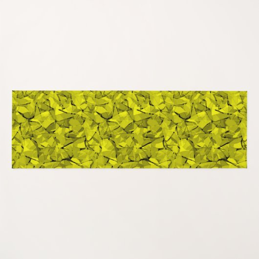 Abstract modern mosaic crystal tile pattern print yogamatte (Vorderseite (Horizontal))