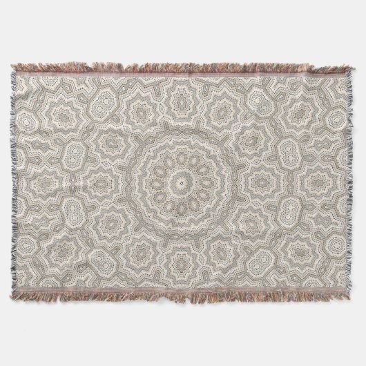 Abstract modern mosaic kaleidoscopic tile pattern decke (Vorderseite)