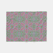 Abstract modern mosaic kaleidoscopic tile pattern fleecedecke (Vorderseite (Horizontal))