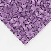 Abstract modern mosaic kaleidoscopic tile pattern fleecedecke (Ecke)