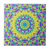 Abstract modern mosaic kaleidoscopic tile pattern fliese (Vorderseite)